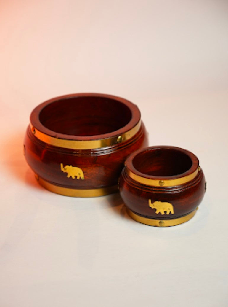 ROYAL ELEPHANT PLANTER SET