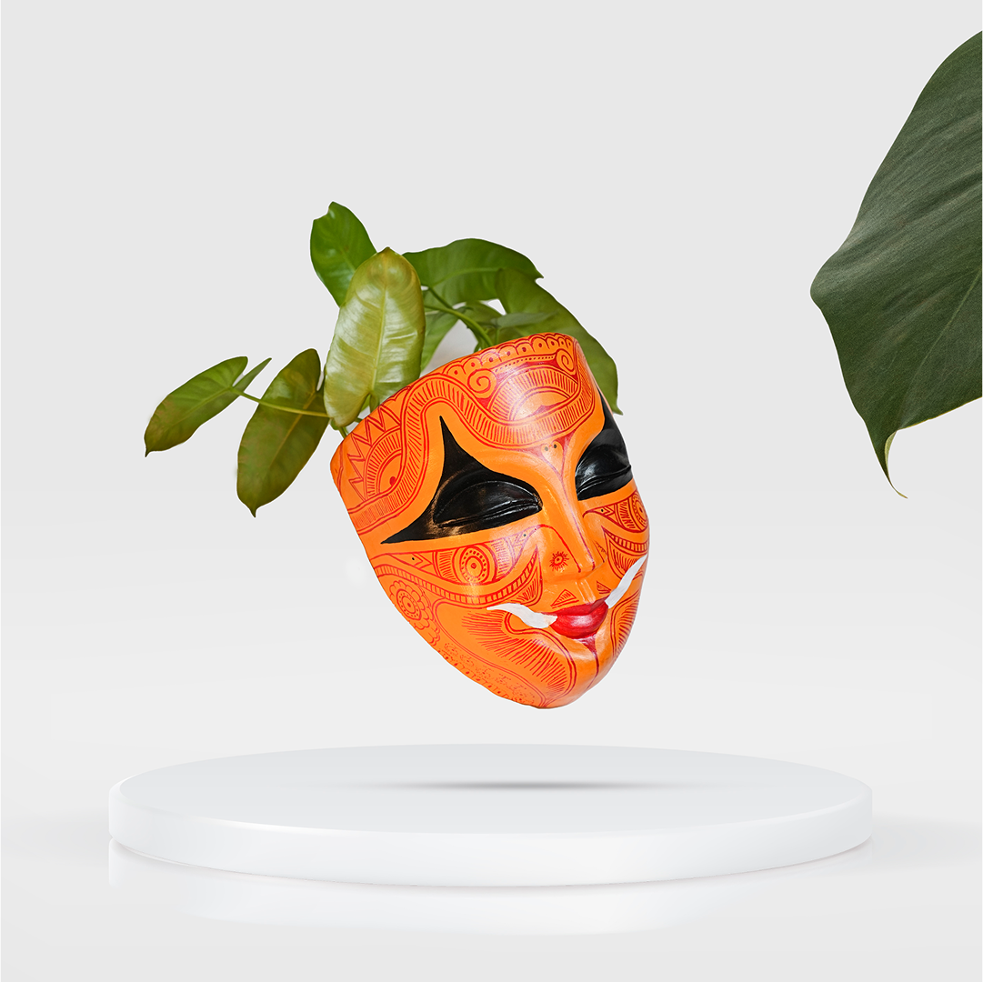 Theyyam Mask Planter – A Living Piece of Kerala’s Heritage