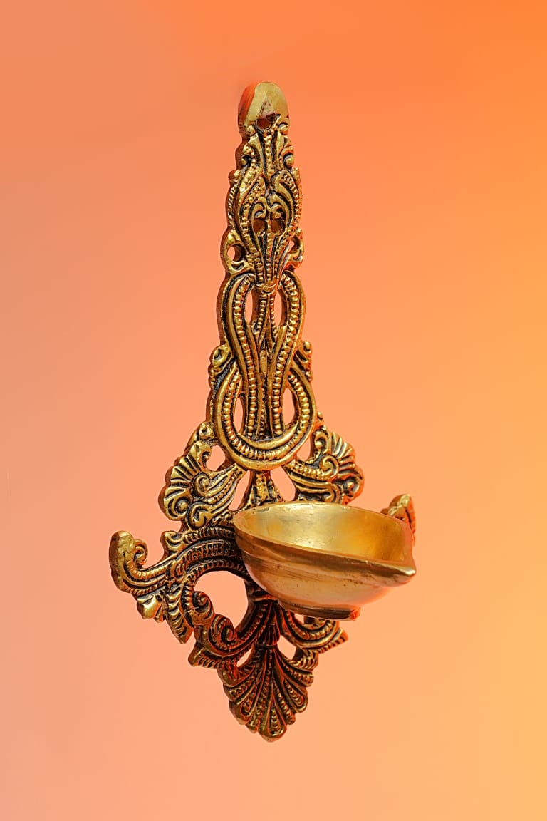 BRASS WALL HANGING DIYA