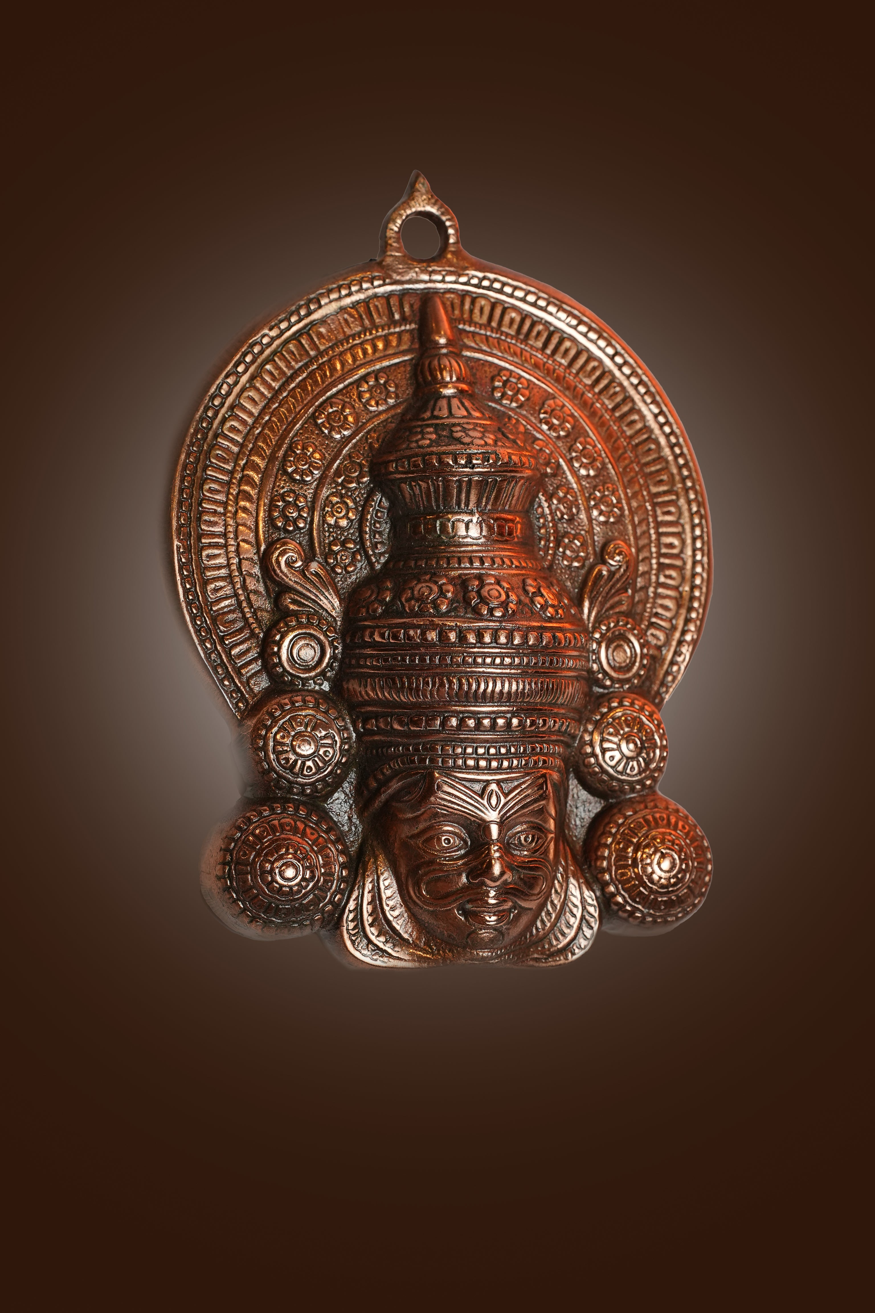 BRASS THEYYAM WALL HANGING